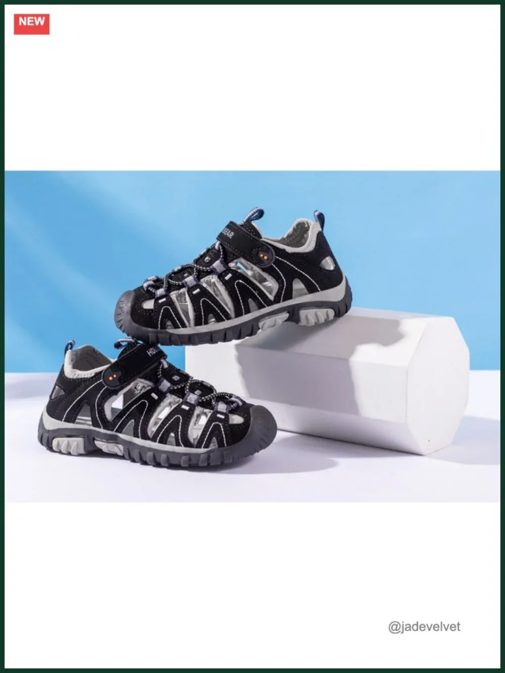 Toddler/Little Kid/Big Kid Closed-Toe Sport Water Sandals Hook-and-Loop